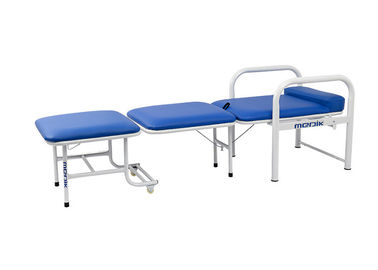 足車が付いているベッド付きの病院のFunitureの快適な折る付随の椅子
