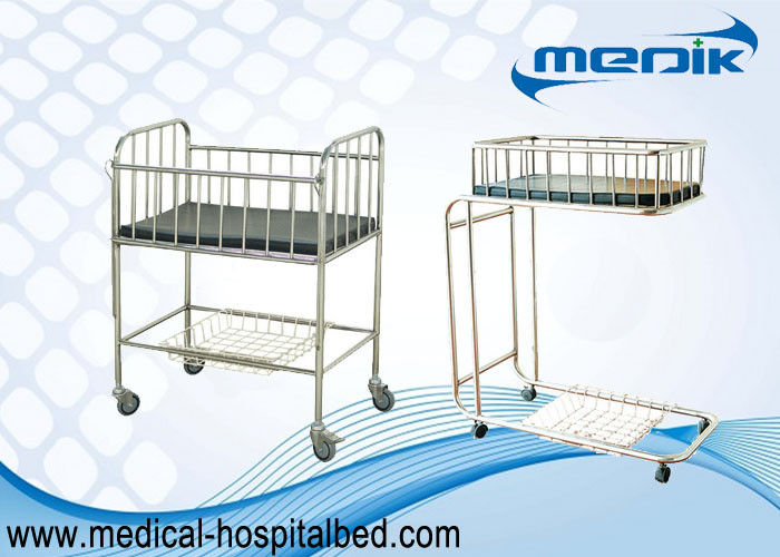 ステンレス製の医学の小児科の病院用ベッドのベビー ベッドの概要の区の使用