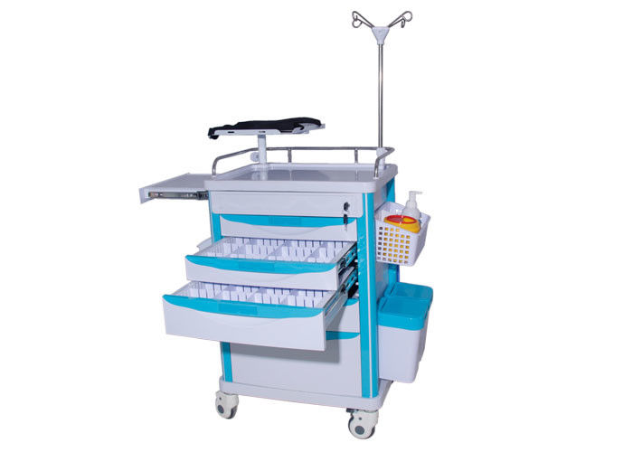 ABS プラスチック上板が付いている医院のための手動医学の衝突のカート