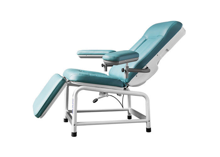 緑の手動輸血の椅子のBrackrestの調節可能な3セクション