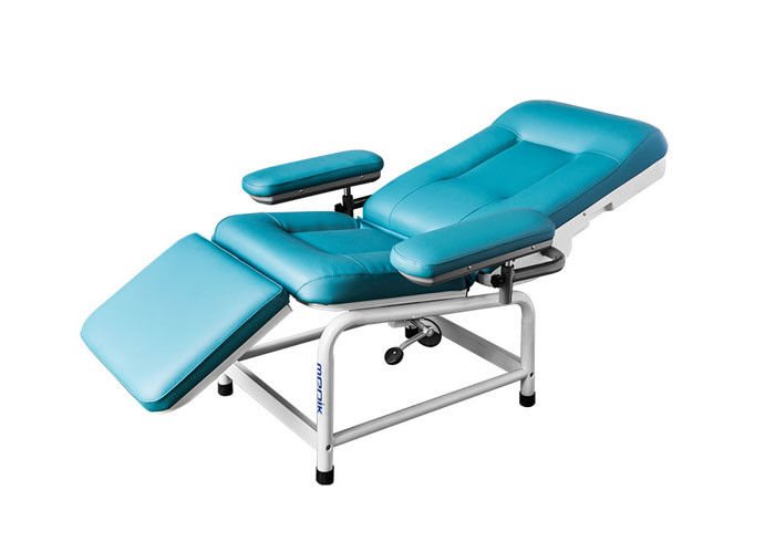 緑の手動輸血の椅子のBrackrestの調節可能な3セクション