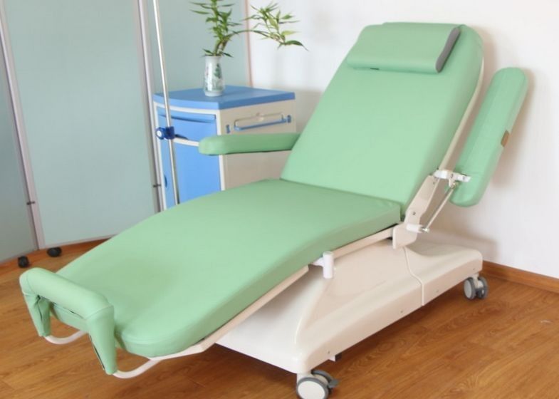 病院の家具の2つの機能のHemodialysisの使用のための電気献血者の椅子