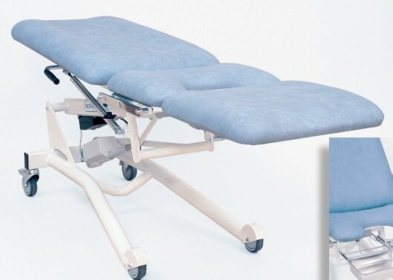 電気Obstetricテーブルの婦人科の検査のための青いGynecologyの椅子