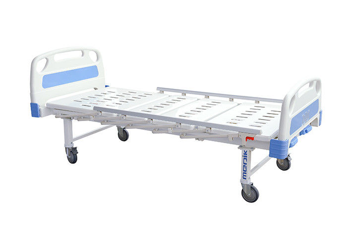 反年齢の手動病院用ベッドのアルミ合金の側面柵 2 つのクランク